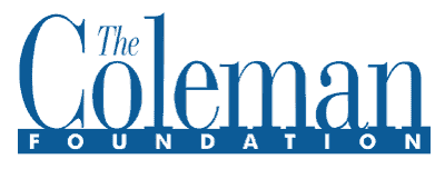 The Coleman Foundation Logo Blue